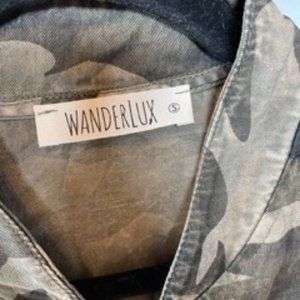 Wanderlux Camo Print Crop Jacket Size S